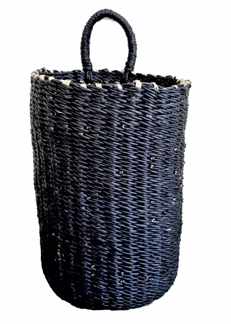 KAZI Home Goods Black Hanging Basket 1 KAZI Home Goods Black Hanging Basket