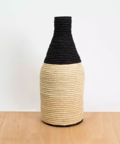 KAZI Home Goods Black Malia Vase