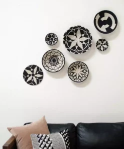 KAZI Black + White Hope Wall Trivet Home Goods