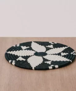 KAZI Black + White Hope Wall Trivet Home Goods