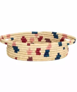 KAZI Blossom Terrazzo Oval Basket Storage