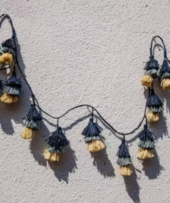 KAZI Blue Ombre Tasseled Garland Home Goods 7 KAZI Blue Ombre Tasseled Garland Home Goods