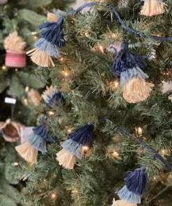 KAZI Blue Ombre Tasseled Garland Home Goods 8 KAZI Blue Ombre Tasseled Garland Home Goods