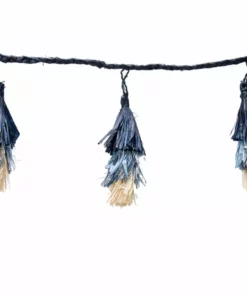KAZI Blue Ombre Tasseled Garland Home Goods