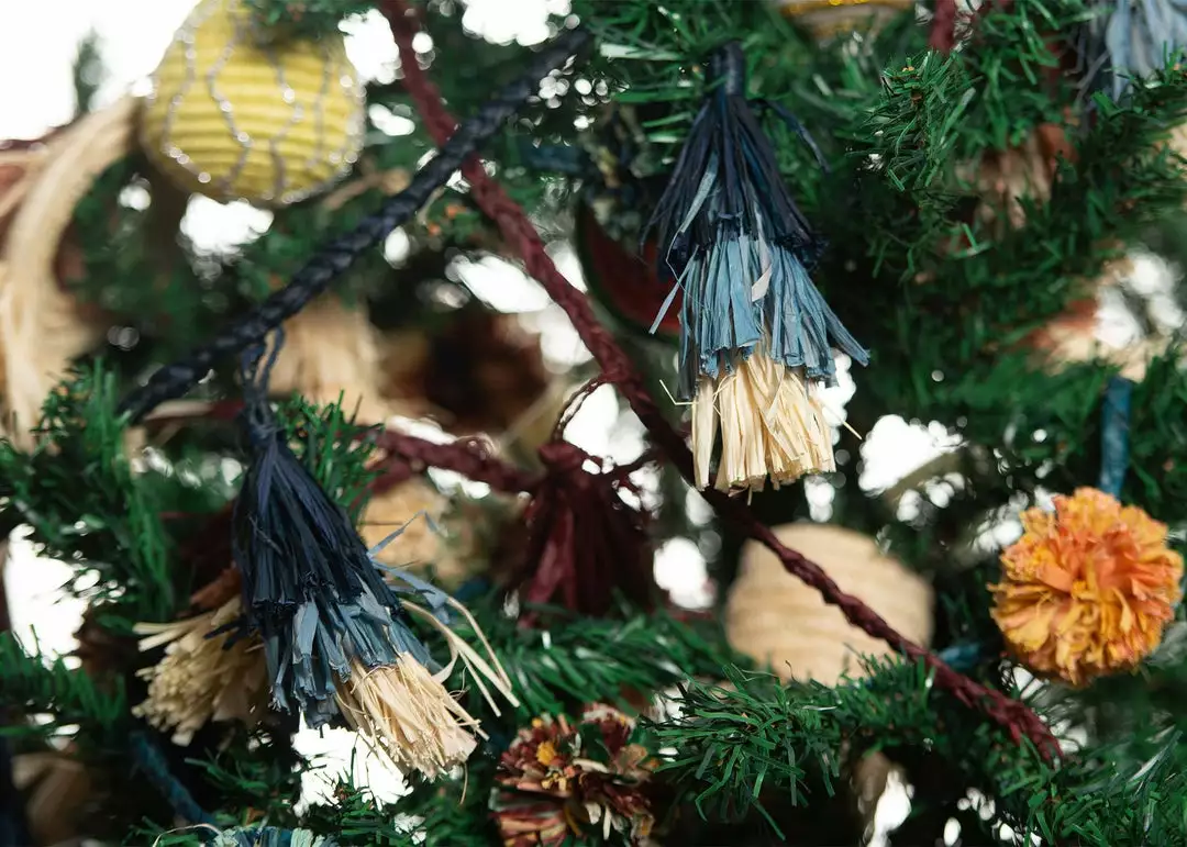 KAZI Blue Ombre Tasseled Garland Home Goods 2 KAZI Blue Ombre Tasseled Garland Home Goods