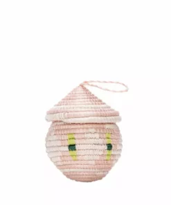 KAZI Blush Egg Shaped Box Ornament