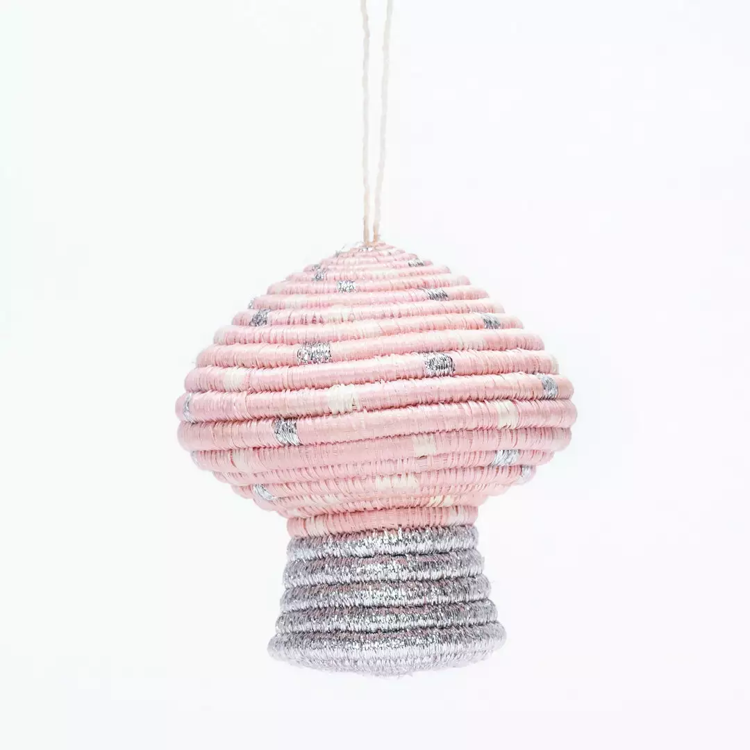KAZI Blush Mushroom Ornament 1 KAZI Blush Mushroom Ornament
