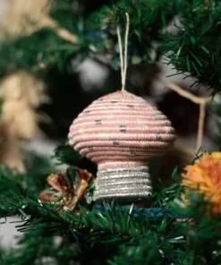 KAZI Blush Mushroom Ornament