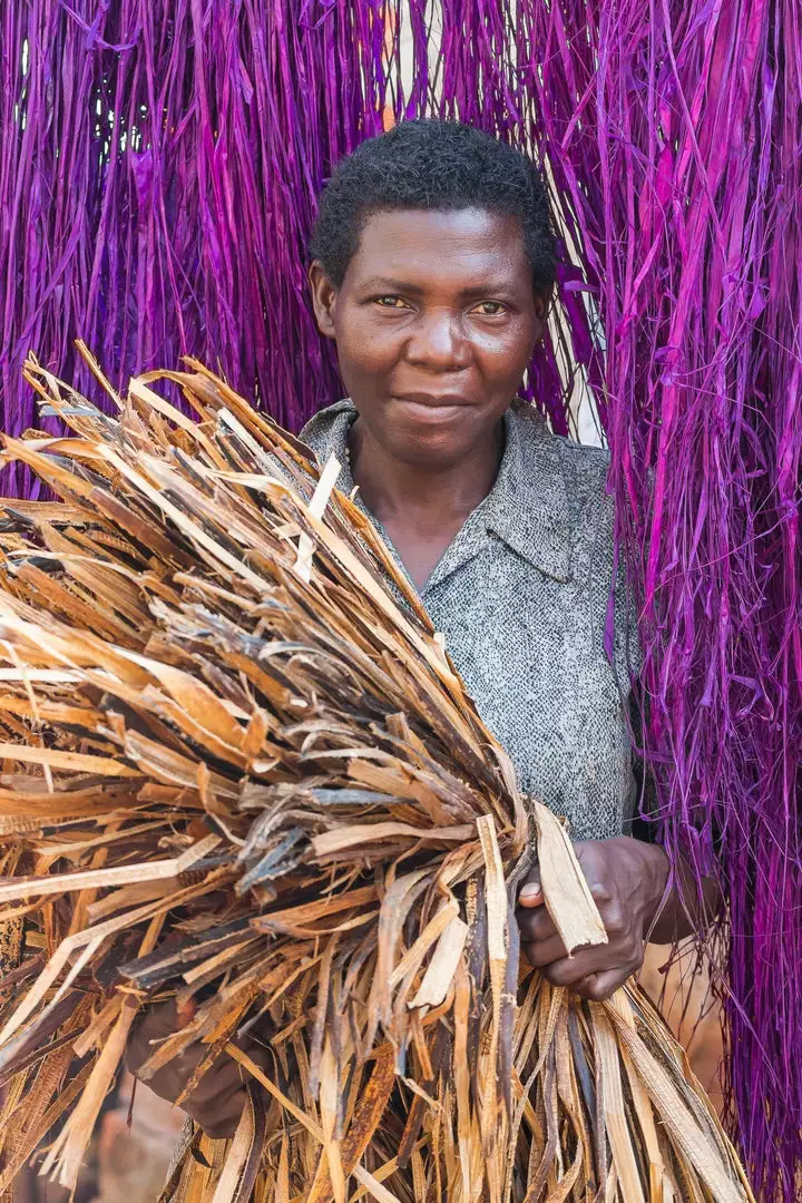 KAZI Burgundy Fringed Raffia Coasters 3 KAZI Burgundy Fringed Raffia Coasters