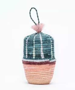 KAZI Fair Trade Cactus Planter Ornament 1