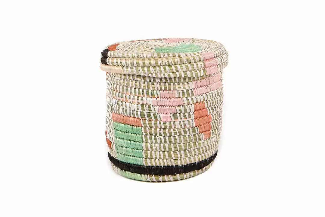 KAZI Home Goods Canyon Clay Abstract Lidded Box 1 KAZI Home Goods Canyon Clay Abstract Lidded Box