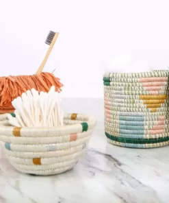 KAZI Home Goods Canyon Clay Abstract Lidded Box