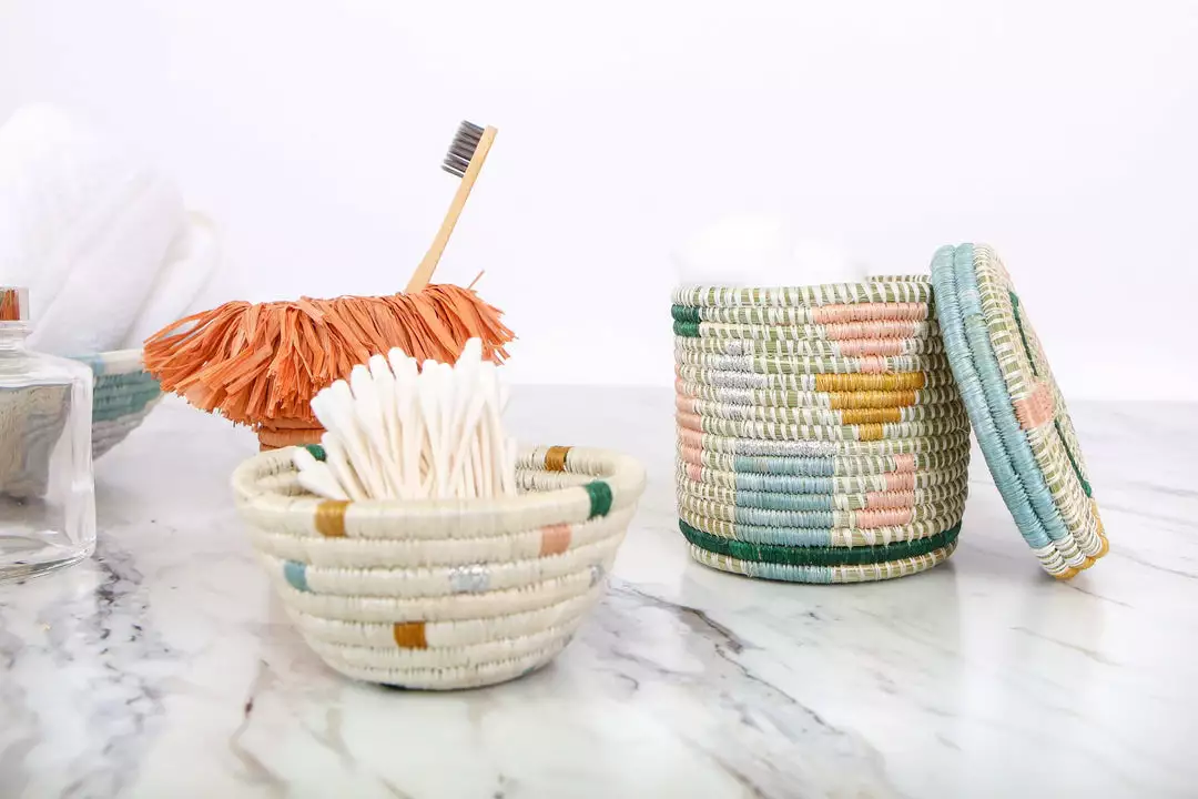 KAZI Home Goods Canyon Clay Abstract Lidded Box 2 KAZI Home Goods Canyon Clay Abstract Lidded Box