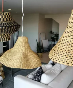 KAZI Dashed Black Grass Lamp Pendant Lighting