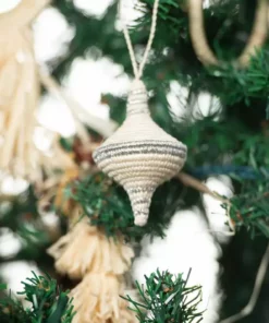 KAZI Diamond Shape Silver Metallic Ornament