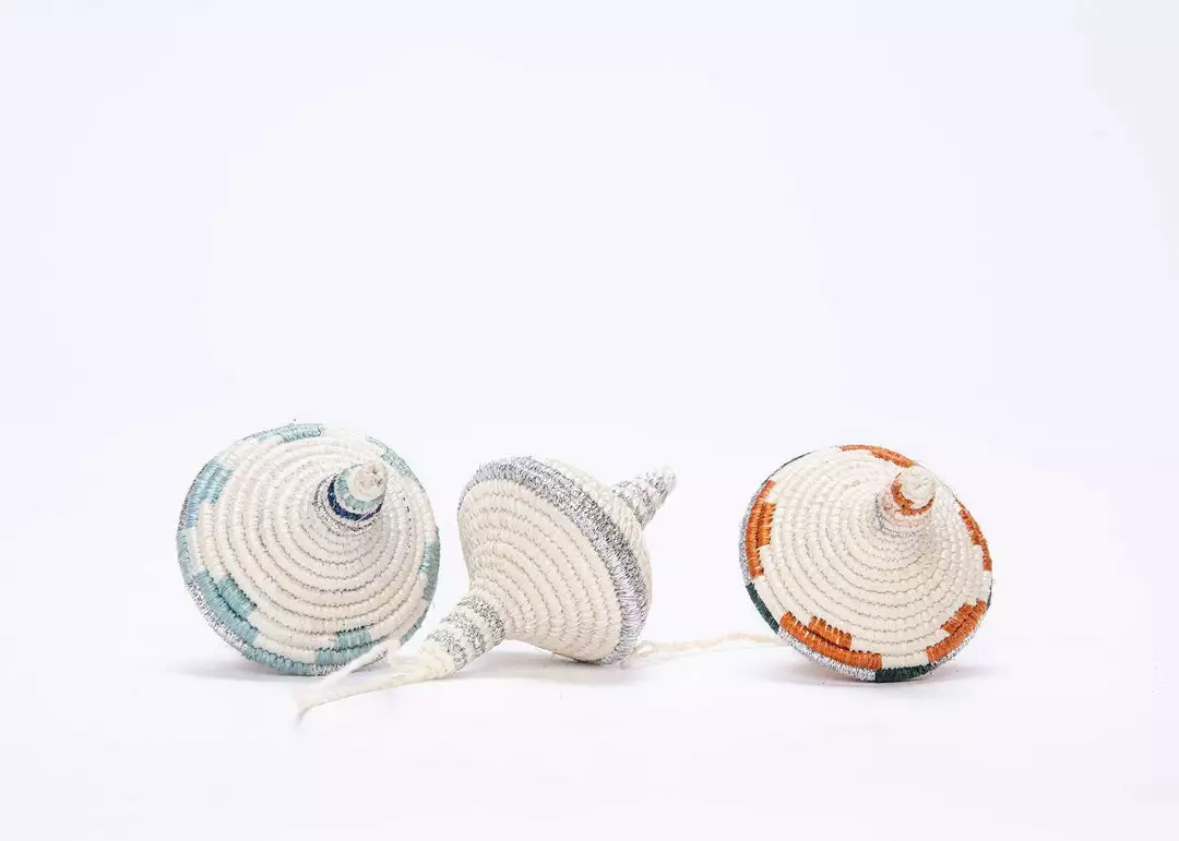 KAZI Diamond Shape Silver Metallic Ornament 3 KAZI Diamond Shape Silver Metallic Ornament