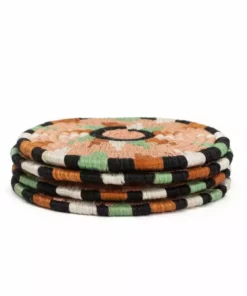 KAZI Dusty Peach Nyota Coasters Home Goods
