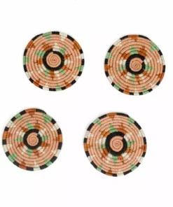KAZI Dusty Peach Nyota Coasters Home Goods