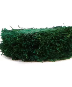 KAZI Home Goods Evergreen Fringed Oversized Raffia Coaster Set 5 KAZI Home Goods Evergreen Fringed Oversized Raffia Coaster Set