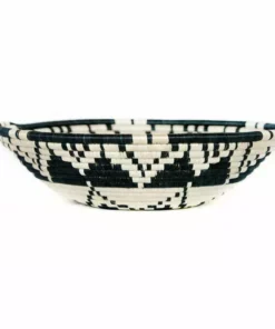 KAZI Extra Large Black + White Ikaze Basket Home Goods
