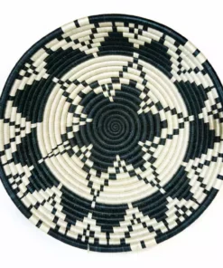 KAZI Extra Large Black + White Ikaze Basket Home Goods
