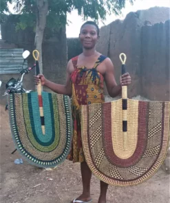 KAZI Extra Large Brown Fan Home Goods