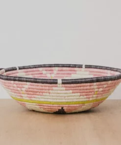 KAZI Home Goods Extra Large Pale Blush + Sun Kwizera Wall Bowl