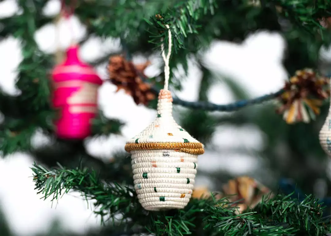 KAZI Floret Metallic Ornament Set 2 KAZI Floret Metallic Ornament Set