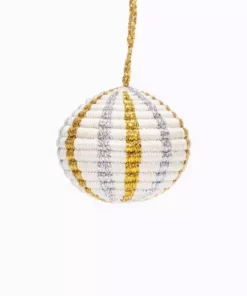 KAZI Fair Trade Globe Ornament - Multi Metallic