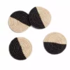 KAZI Half Moon Raffia Coasters Best Sellers