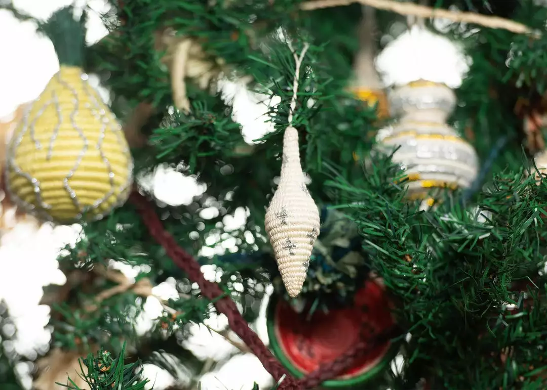 KAZI Fair Trade Icicle Silver Metallic Ornament 2 KAZI Fair Trade Icicle Silver Metallic Ornament