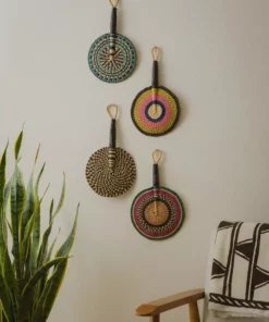 KAZI Indie Round Hand Fan Home Goods