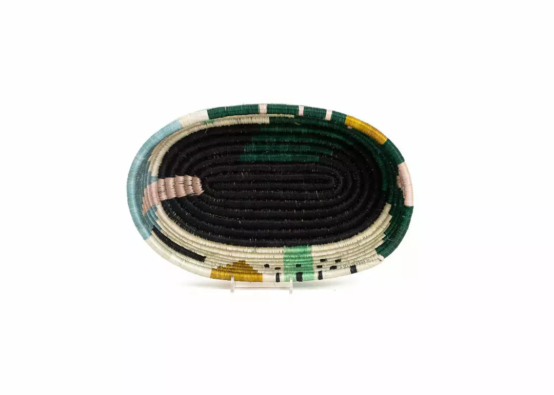 KAZI Ivy + Blush Biko Oval Basket 3 KAZI Ivy + Blush Biko Oval Basket