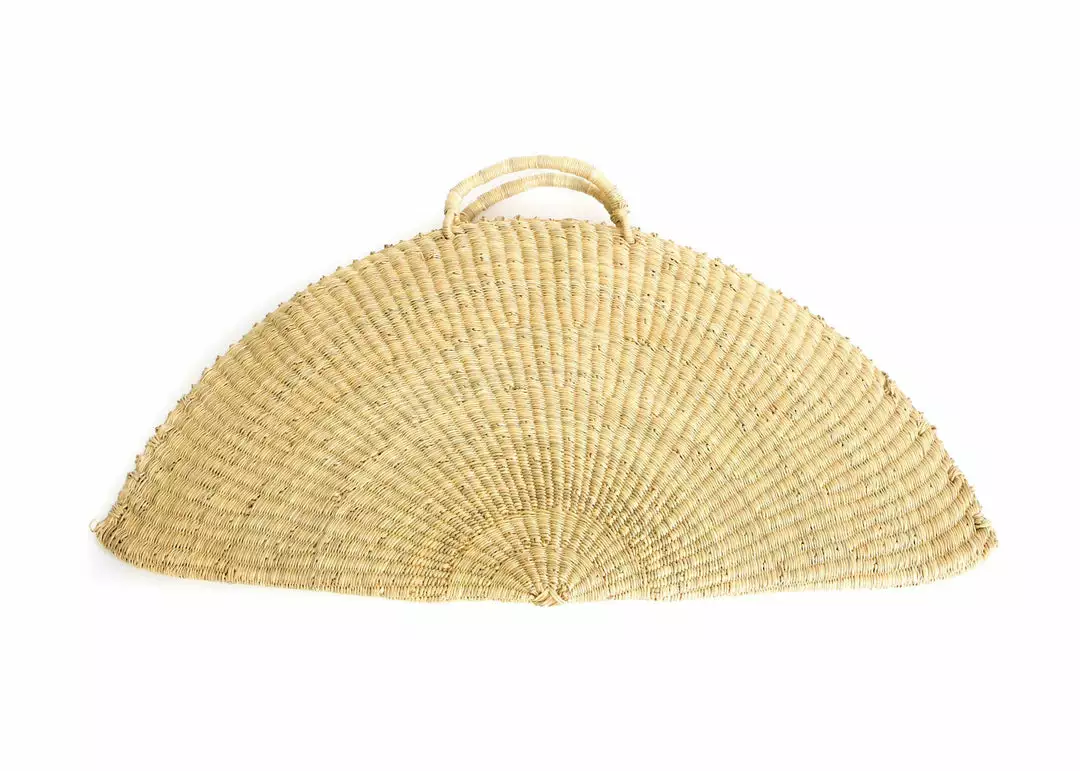 KAZI Accessories Jumbo Half Moon Straw Tote 1 KAZI Accessories Jumbo Half Moon Straw Tote