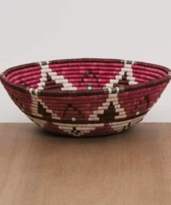 KAZI Home Goods Jumbo Mauve Fig Wall Bowl