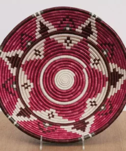 KAZI Home Goods Jumbo Mauve Fig Wall Bowl