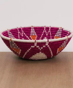 KAZI Jumbo Vivid Viola Wall Bowl