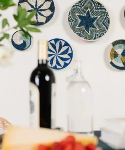 KAZI Large Blue Night Hope Wall Basket 10 KAZI Large Blue Night Hope Wall Basket