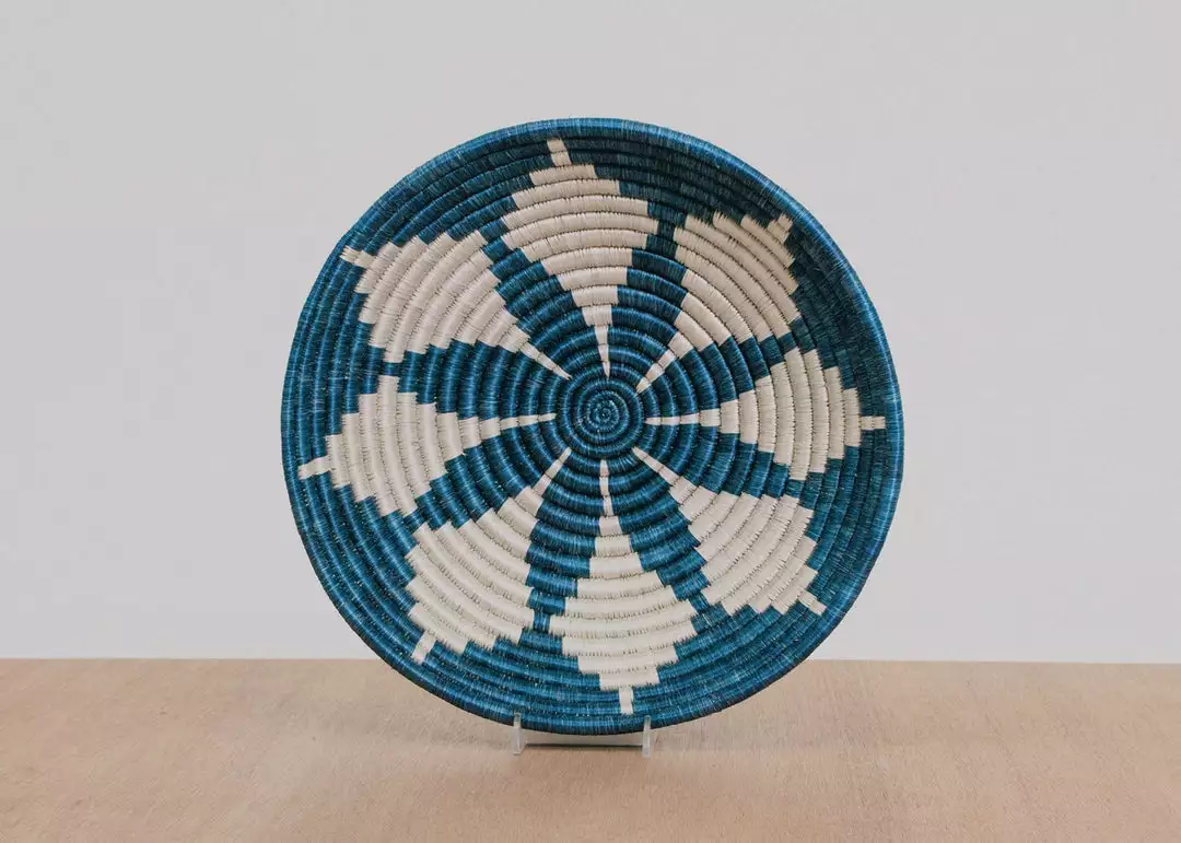 KAZI Large Blue Night Hope Wall Basket 1 KAZI Large Blue Night Hope Wall Basket