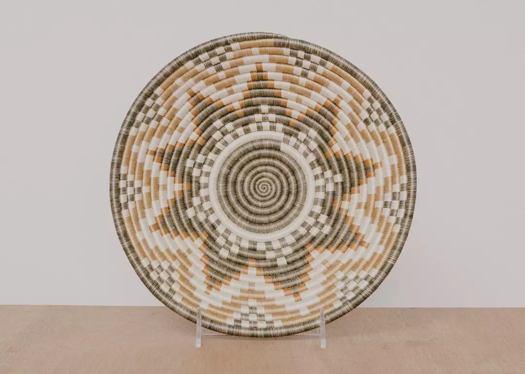 KAZI Home Goods Large Gold Hope Wall Basket 1 KAZI Home Goods Large Gold Hope Wall Basket