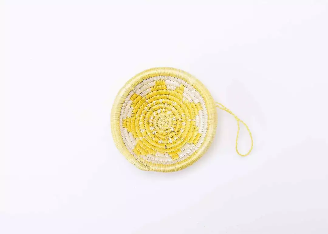 KAZI Lemon Basket Ornament Fair Trade 1 KAZI Lemon Basket Ornament Fair Trade