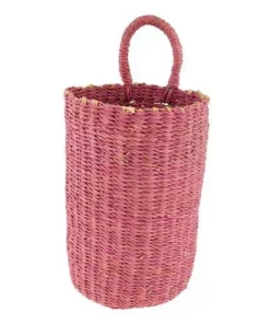 KAZI Mauve Hanging Basket Home Goods