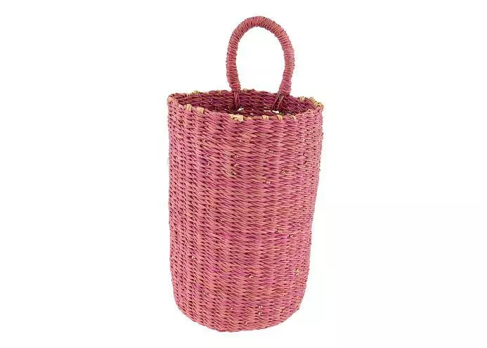 KAZI Mauve Hanging Basket Home Goods 1 KAZI Mauve Hanging Basket Home Goods