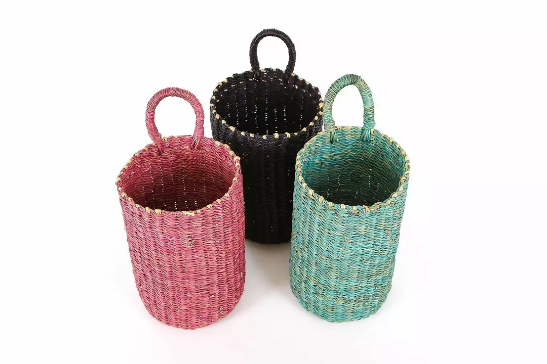 KAZI Mauve Hanging Basket Home Goods 4 KAZI Mauve Hanging Basket Home Goods