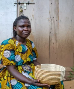 KAZI Medium Half Moon Deep Round Bowl Home Goods