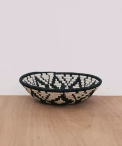 KAZI Home Goods Medium Black Maua Basket