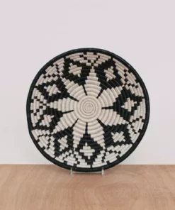 KAZI Home Goods Medium Black Maua Basket