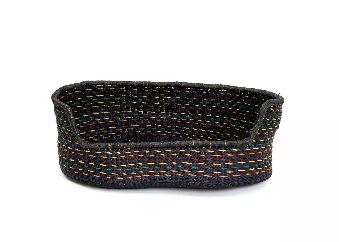 KAZI Medium Multicolor Dashed Pet Bed Pet Accessories 1 KAZI Medium Multicolor Dashed Pet Bed Pet Accessories