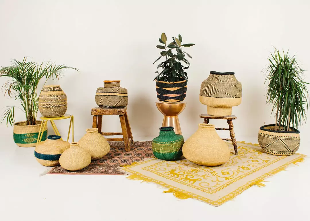 KAZI Medium Natural Grass Bud Vase Home Goods 2 KAZI Medium Natural Grass Bud Vase Home Goods