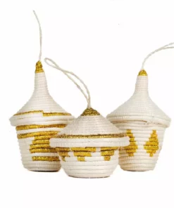 KAZI Metallic Gold Fete Ornament Set